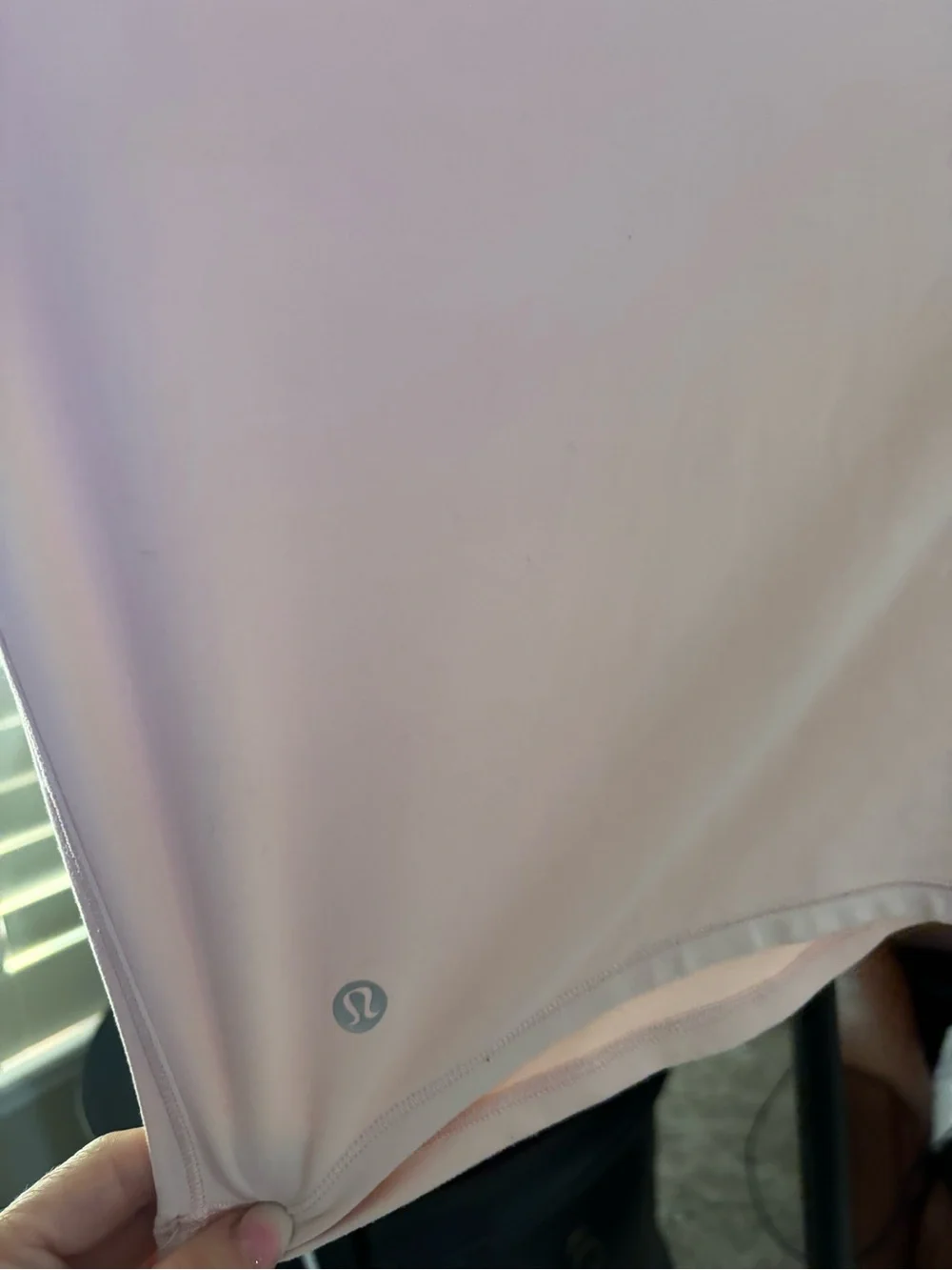 lululemon athletica Cropped Long-Sleeve Crew in Light Pink